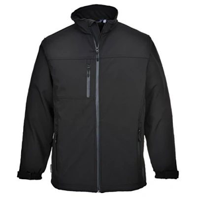 Imagen de Portwest Chaqueta Softshell (3 Capas), Tamaño: 5XL, Color: Negro, TK50BKR5XL