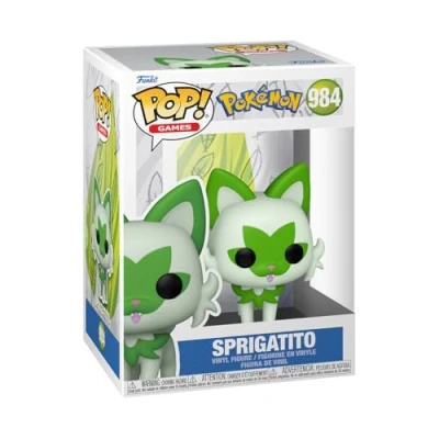 Imagen de Figura Funko Pop! Pokemon: Sprigatito, Vinilo, 10 cm