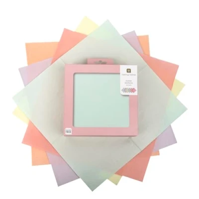 Imagen de Talking Tables Servilletas de colores pastel desechables suaves reciclables y calidad para fiesta cumpleaños, vajilla niños, baby shower, despedida soltera, picnic,