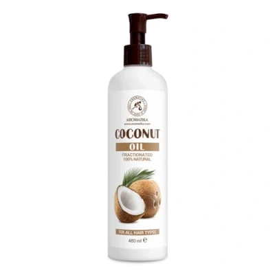 Imagen de Aceite de Coco Fraccionado 473 ml Cocos Nucifera Oil Germany 100% Puro y Natural Grandes Beneficios para la Piel Cabello Excelente con Esencial Aromaterapia Masaje