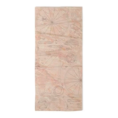Imagen de Buff® Braga de Cuello CoolNet UV® Hombre Mujer Adulto Flexible, Proteccion UPF50, Ligera, Elastica, Material Reciclado, Deporte, Verano, Talla Única, Naranja