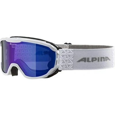Imagen de ALPINA Unisex Niños, PHEOS MM Gafas de esquí, white, One Size