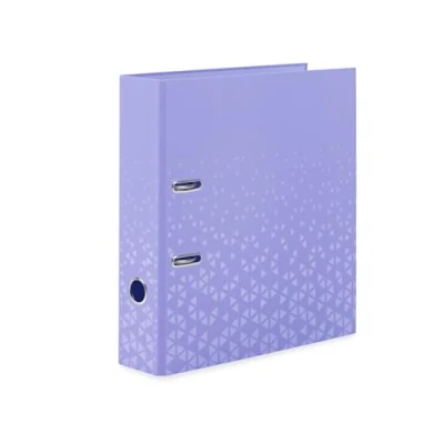 Imagen de HERMA 20125 Archivadores A4 color violeta, 5 unidades, 7 cm de ancho, diseño archivador cartón con impresión interior para escuela y oficina, resistente carpeta anillas niños