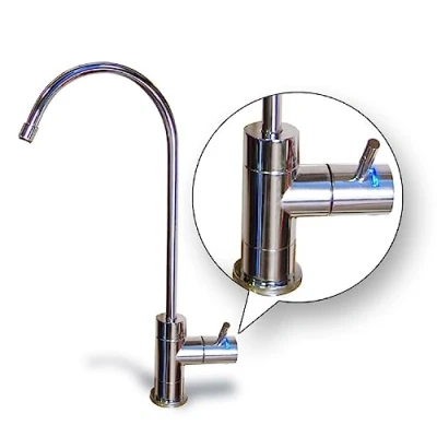 Imagen de grifo LED para equipo de osmosis inversa Bbagua: Innovador con iluminación integrada, diseñado sistemas inversa. Disfruta agua purificada estilo. Bbagua