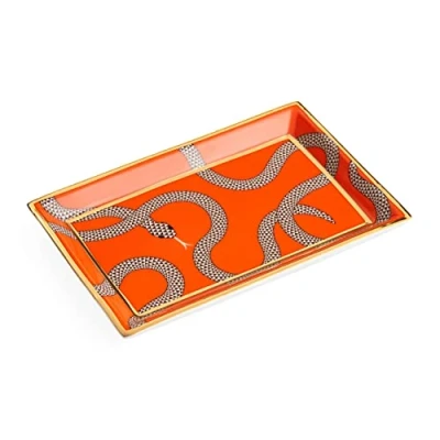 Imagen de Jonathan Adler Eden Bandeja Rectangular, Color Naranja