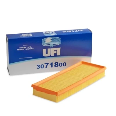 Imagen de UFI Filters, Filtro de Aire 30.718.00, Recambio, Apto para Coche, Modelos Citroen, DS Automobiles, Opel, Peugeot, Toyota y Vauxhall