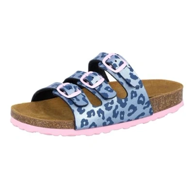 Imagen de Lico Bioline Kids, Pantuflas, Blau/Rosa, 34 EU