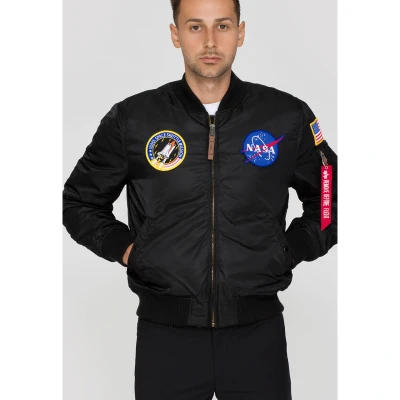 Imagen de Alpha Industries MA1 VF NASA Chaquetas bomber, Hombre, Talla: Small, Black