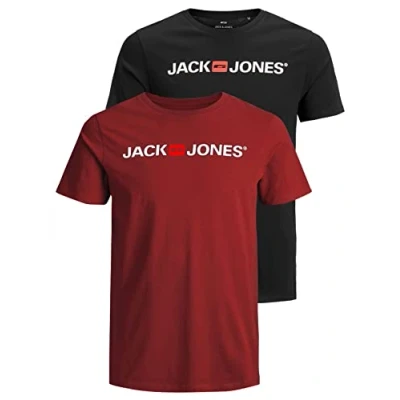 Imagen de Jack &amp; Jones Paquete de 2 Camisetas para Hombre, XXL