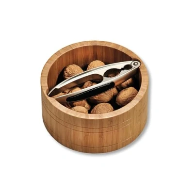 Imagen de KESPER 62822 Cuenco de Nuez Redondo bambú marrón 17 x 8 cm