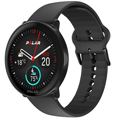 Imagen de Polar Ignite 3 Reloj Inteligente de Actividad con GPS, Análisis del sueño, Pantalla AMOLED, Registro 24/7, Frecuencia cardíaca, Entrenamiento Personalizado e Indicaciones por Voz, Night Black