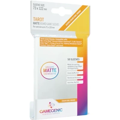 Imagen de GAMEGEN!C Matte Tarot Sized Sleeves 73x122mm (50), Color Clear (GGS10056ML)