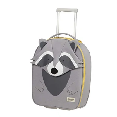 Imagen de Samsonite Happy Sammies Eco Maleta Vertical para Niños, XS, 45 cm, 23 L, Gris (Raccoon Remy)