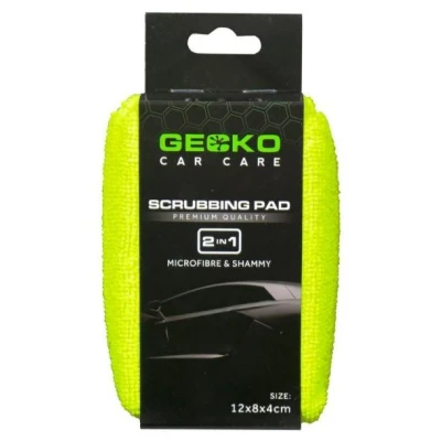 Imagen de GECKO 687885 Esponjas para limpieza del coche 12x8x4 cm Microfibra, Ante