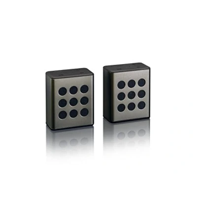 Imagen de Lenco BTP 200BK Estéreo 5W Gris Altavoz portátil Altavoces portátiles (2.0 Channels, 5 W, Inalámbrico y alámbrico, Bluetooth/3.5mm/USB, Stereo Portable Speaker, Gris)