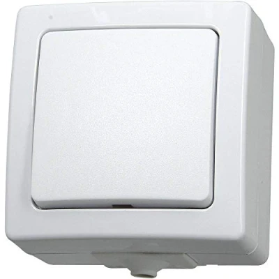 Imagen de Kopp 565702005 Interruptor estanco, color: blanco