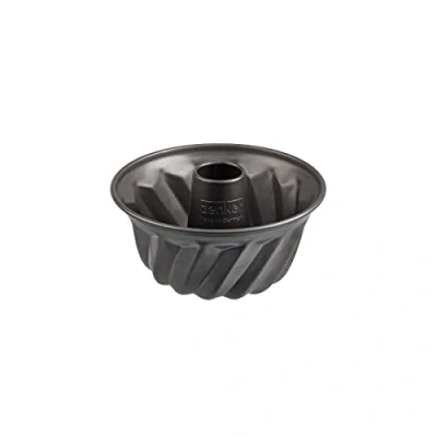 Imagen de Zenker Mini lata especial Kugelhopf de acero inoxidable, negro, 18,5 x 11,5 cm