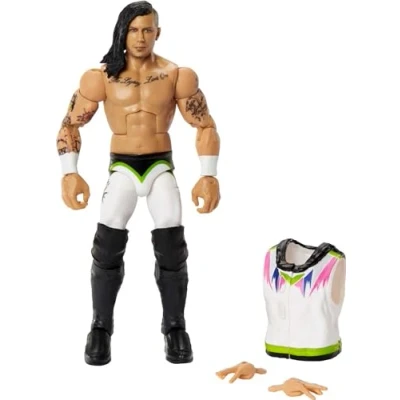 Imagen de Mattel WWE Elite Collection Figura de acción y accesorios, serie #94 Nash Carter coleccionable 6 pulgadas con 25 puntos articulación manos intercambiables