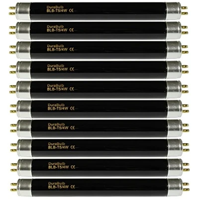 Imagen de DuraBulb® F4 T5 BLB Lote de 10 bombillas UV para detectar billetes banco