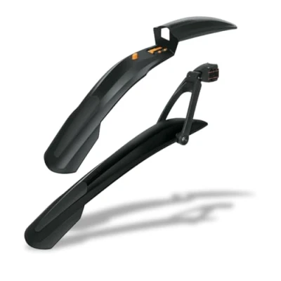 Imagen de SKS Germany Set Dark 29&quot; + 27,5PLUS Juego de Guardabarros con Cierre rápido, Protector contra Salpicaduras (Bicicletas montaña, Compuesto por SHOCKBLADE &amp; X Blade), Unisex Adult, Black, One Size