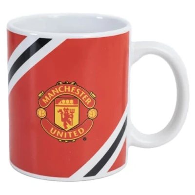 Imagen de FOCO Manchester United Core Stripe Taza en caja de 325 ml