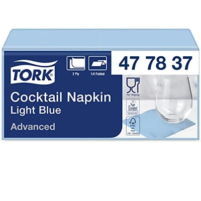 Imagen de Tork 477837 Servilleta, Azul claro