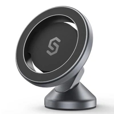 Imagen de SYNCWIRE MagSafe Soporte magnético de rotación Flexible para teléfono móvil Coche, imanes Fuertes, Universal Compatible con iPhone, Samsung, Pixel, Accesorios Coche
