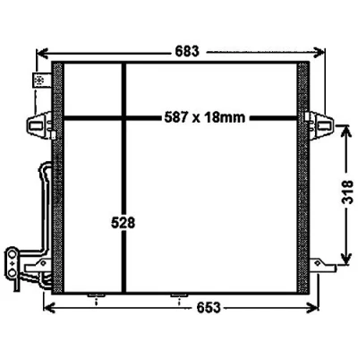 Imagen de MAHLE ORIGINAL AC 756 000P Condensador con secador 587 MERCEDES BENZ: Clase ML, R norauto, oscaro, mister auto