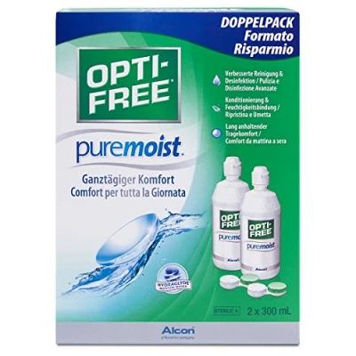 Imagen de Alcon Opti free PureMoist paquete de suministro 2 x 300 ml