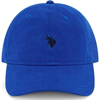 Imagen de U.S. Polo Assn. Concept One Small Pony Logo Baseball Hat, 100% Cotton, Adjustable Cap, Royal Blue