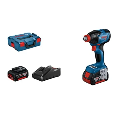Imagen de Bosch Professional 18V System GDX 210 C LLave de impacto a batería (Brushless, Nm, conectable, 2 baterías x 5.0Ah, en L BOXX)