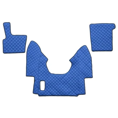 Imagen de F CORE FL17 BLUE Juego de alfombrillas suelo Ecopiel delante 3 Azul