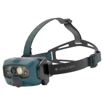 Imagen de Ledlenser HF8R Core linterna frontal recargable LED de 1600 lm, 6 modos, hasta 60 horas funcionamiento, enfoque ajustable, impermeable IP68, modo luz roja, USB C, para