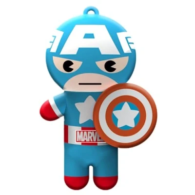 Imagen de Lip Smacker Marvel Collection, Bálsamo Labial Sabor Capitán América para Niños, con Llavero, Hidrata y Refresca, Pack de Blíster Individual