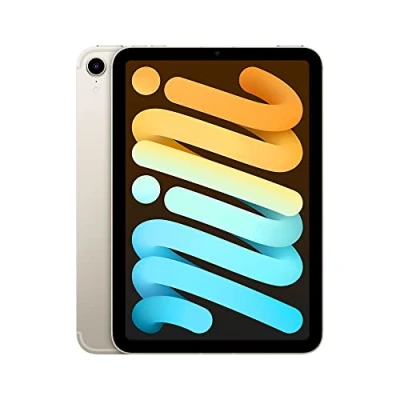 Imagen de 2021 Apple iPad Mini (8.3 Pulgadas, Wi Fi + Celular, 256GB) Blanco Estrella (Reacondicionado)