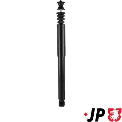 Imagen de JP GROUP 4352103400 amortiguador Eje trasero Presión de gas Bitubular Columna Espiga arriba, Anillo inferior