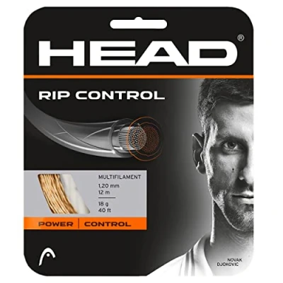 Imagen de Head Rip Control Cordajes de Raquetas Tenis, Adultos Unisex, Natural, 16