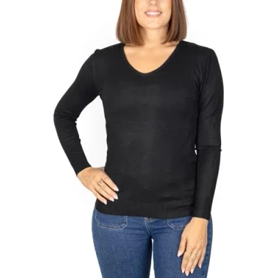 Imagen de Jersey de Punto Fino para Mujer, Sueter Manga Larga Invierno, Otoño, Cuello Redondo. Talla M