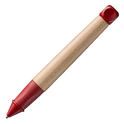 Imagen de Lamy abc red portaminas infantil para principiantes con empuñadura ergonómica y robusta madera de arce incluye recambio M 44 línea fina 1,4 mm