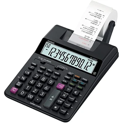 Imagen de Casio, HR 150RCE, Calculadora impresora, 6,5 x 16,5 29,5 cm, color negro