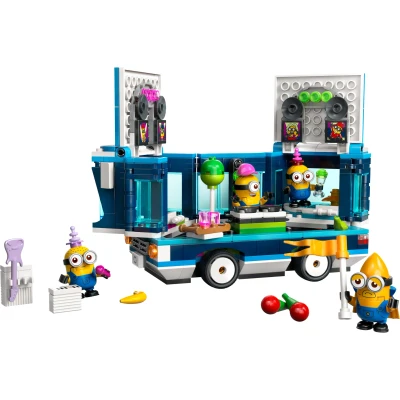 Imagen de Lego GRU 4: Mi Villano Favorito Bus de Fiesta Musical los Minions, Autobús Juguete Construcción con Figuras e Instrumentos, Regalo Reyes y Navidad para Niños Niñas 7 Años o Más 75581