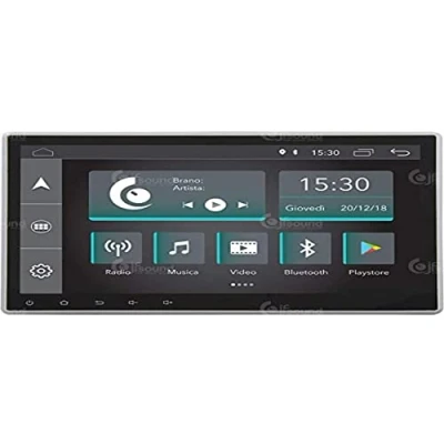 Imagen de Jf Sound car audio system Autorradio Universal 10,1&quot; 1 DIN Android GPS Bluetooth WiFi Dab USB Pantalla táctil Full HD