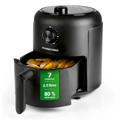 Imagen de GOURMETmaxx freidora de aire caliente con 8 funciones Combinación inteligente horno caliente, parrilla &amp;