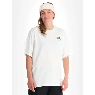 Imagen de The North Face Explore Carabiner Relaxed TEE Unisex Camiseta estampada, Talla: XS, White