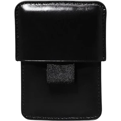Imagen de Calvin Klein Tarjetero Hombre Glow Cartera de Piel, Negro (CK Black Leather), Talla única