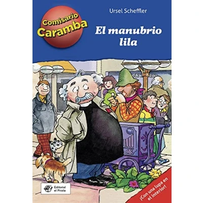 Imagen de El manubrio lila: Libros para niños de 8 años detectives Cada capítulo es un caso distinto resolver, ¡con una lupa descifradora!: 5 (Comisario Caramba)
