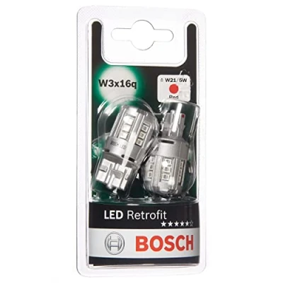 Imagen de Bosch W21/5W LED Retrofit Lámparas para vehículos, 12 V 2, 5 W W3x16q, x2