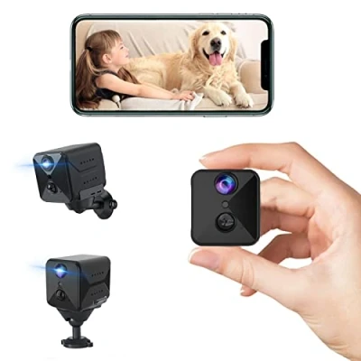 Imagen de Camaras de Seguridad, Camara inalambrica para Seguridad en el hogar,1080p Interior,150 dias Vida la bateria Espera,Camara WiFi con Vision Nocturna y Almacenamiento Nube/SD