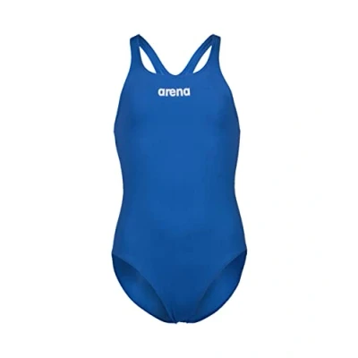 Imagen de arena Swim Pro Back Solid Bañador de Una Pieza para Niña, Secado Rápido, Deportivo Tejido MaxLife Eco con Resistencia al Cloro y Protección UV UPF 50+