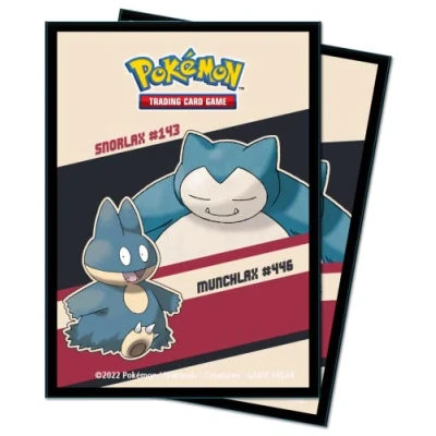 Imagen de Fundas estándar ultra pro pokemon snorlax &amp; munchlax 65 unidades